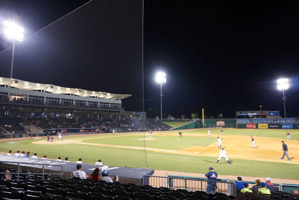 Baseball game between the Frisco RoughRiders and Northwest Arkansas Naturals